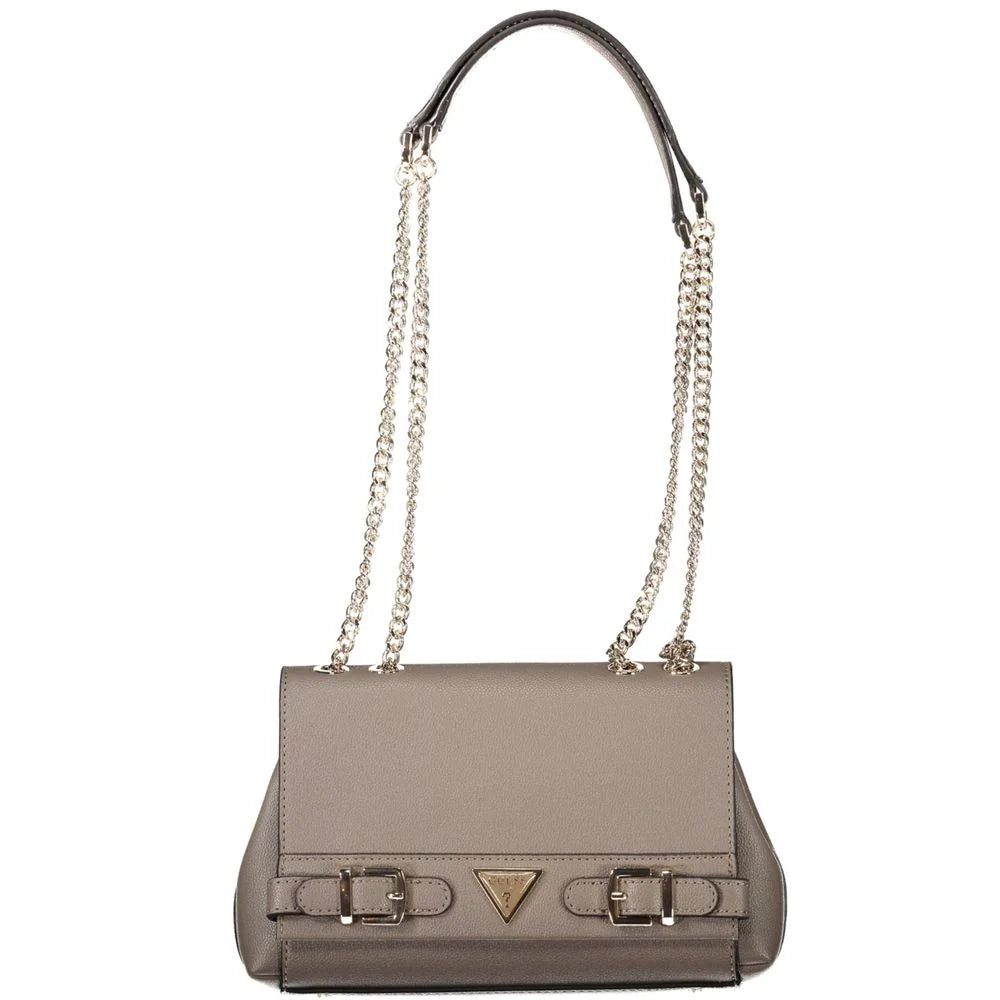 Guess Jeans Brown Polyethylene Handbag