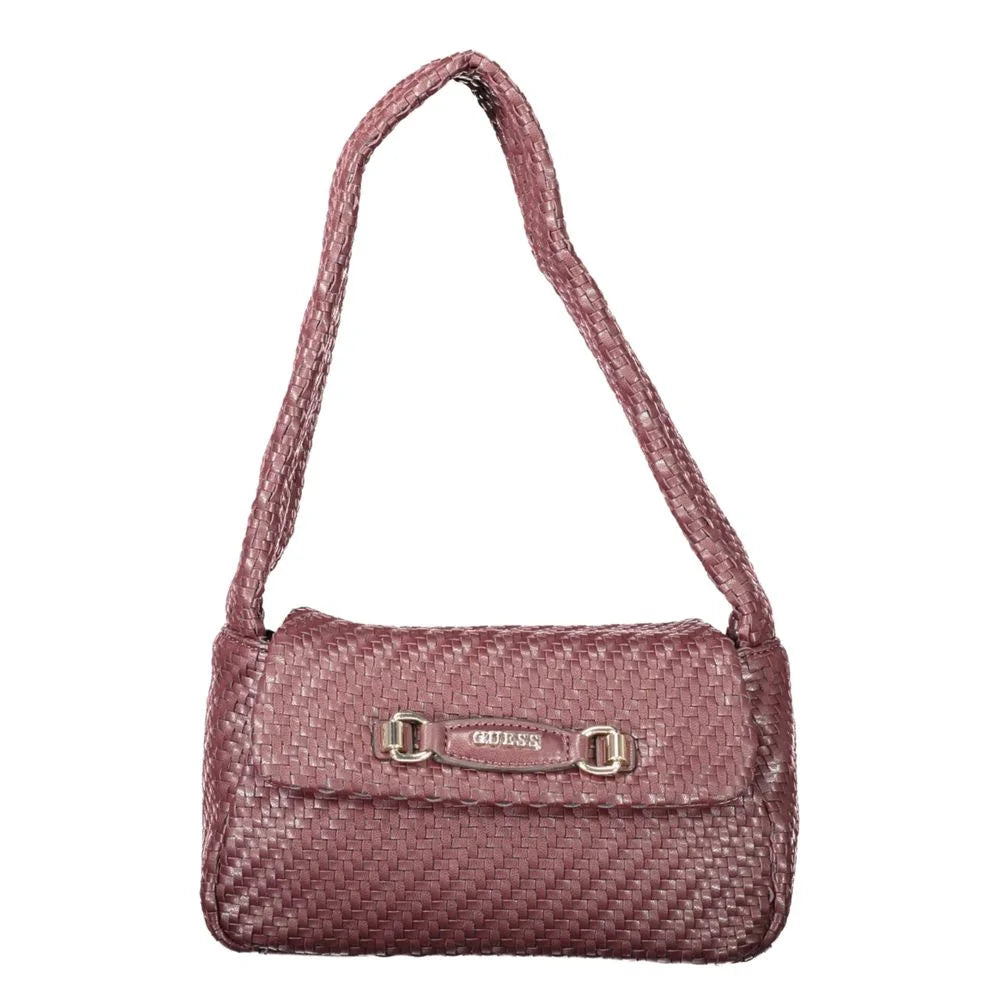 Guess Jeans Brown Polyethylene Handbag - Shoulder Bags