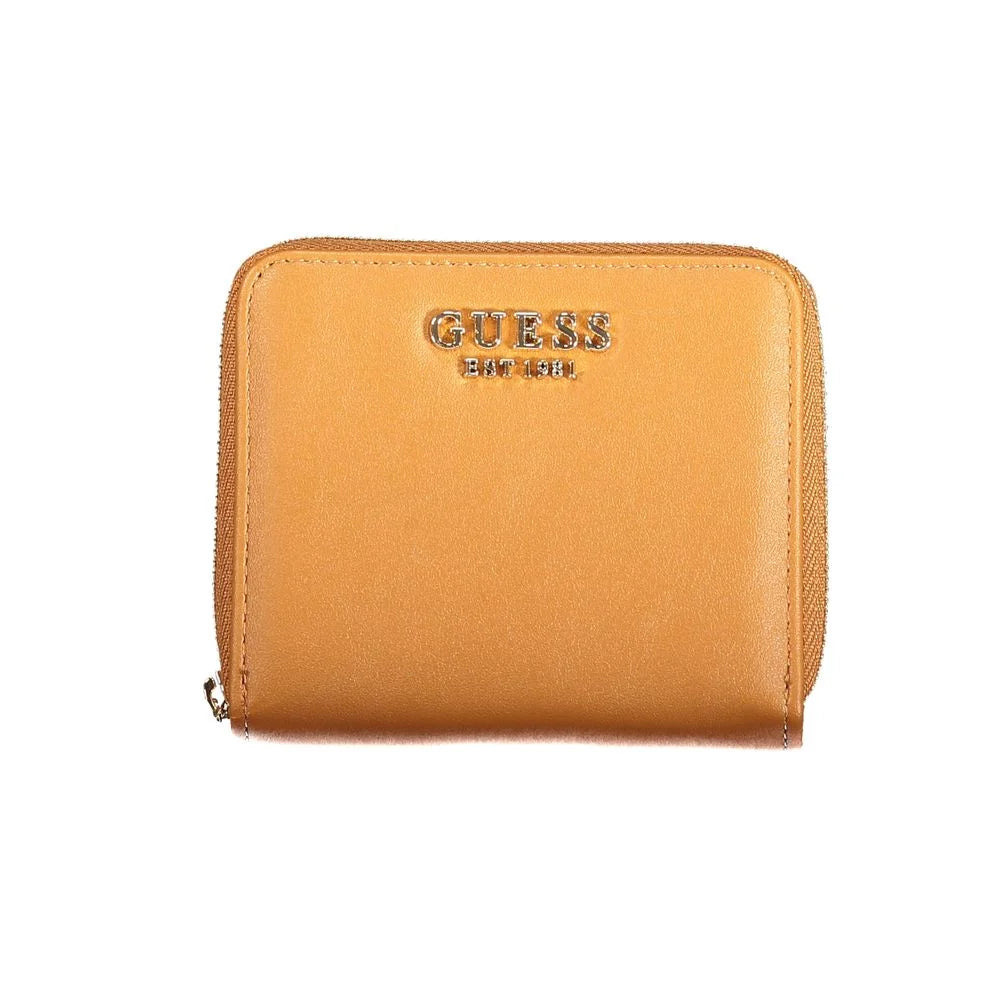 Guess Jeans Brown Polyethylene Wallet - Wallets