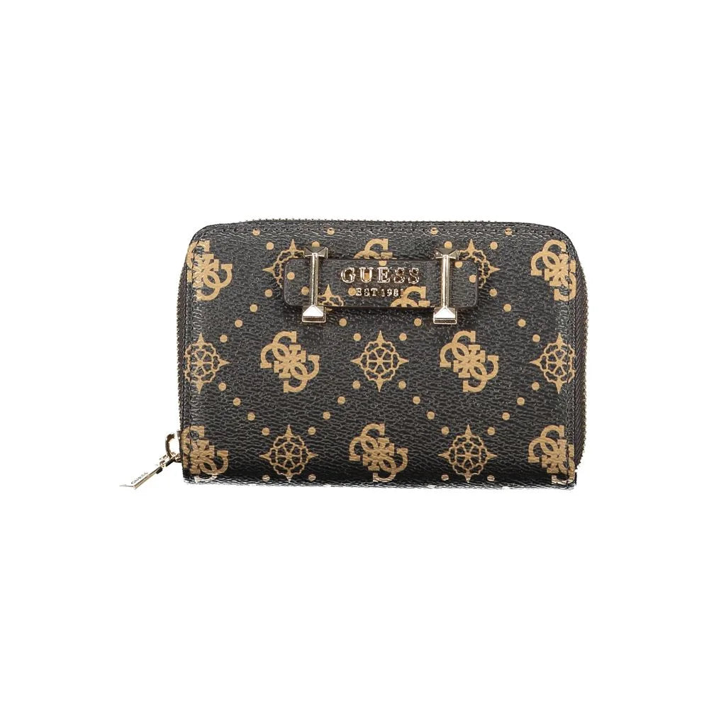 Guess Jeans Brown Polyethylene Wallet - Wallets