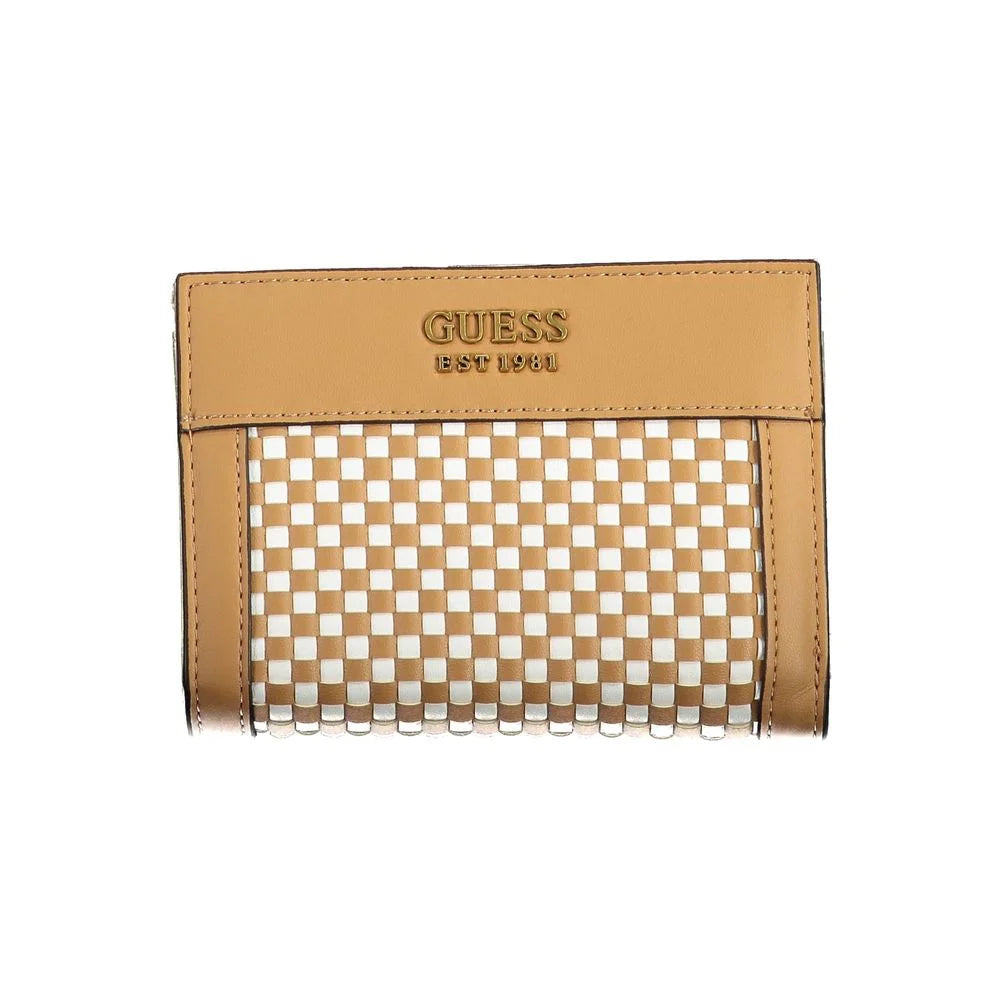Guess Jeans Brown Polyethylene Wallet - Wallets