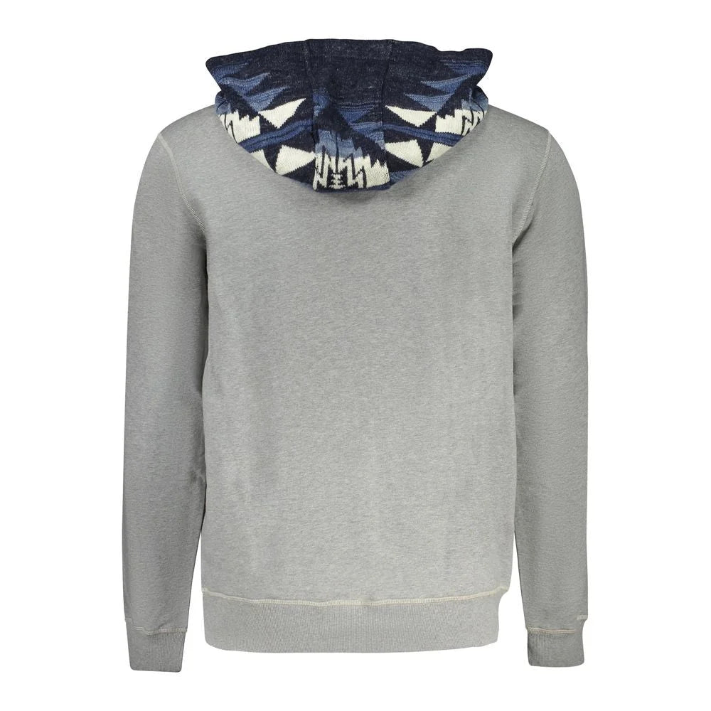 Guess Jeans Gray Cotton Men Sweater - Hoodies