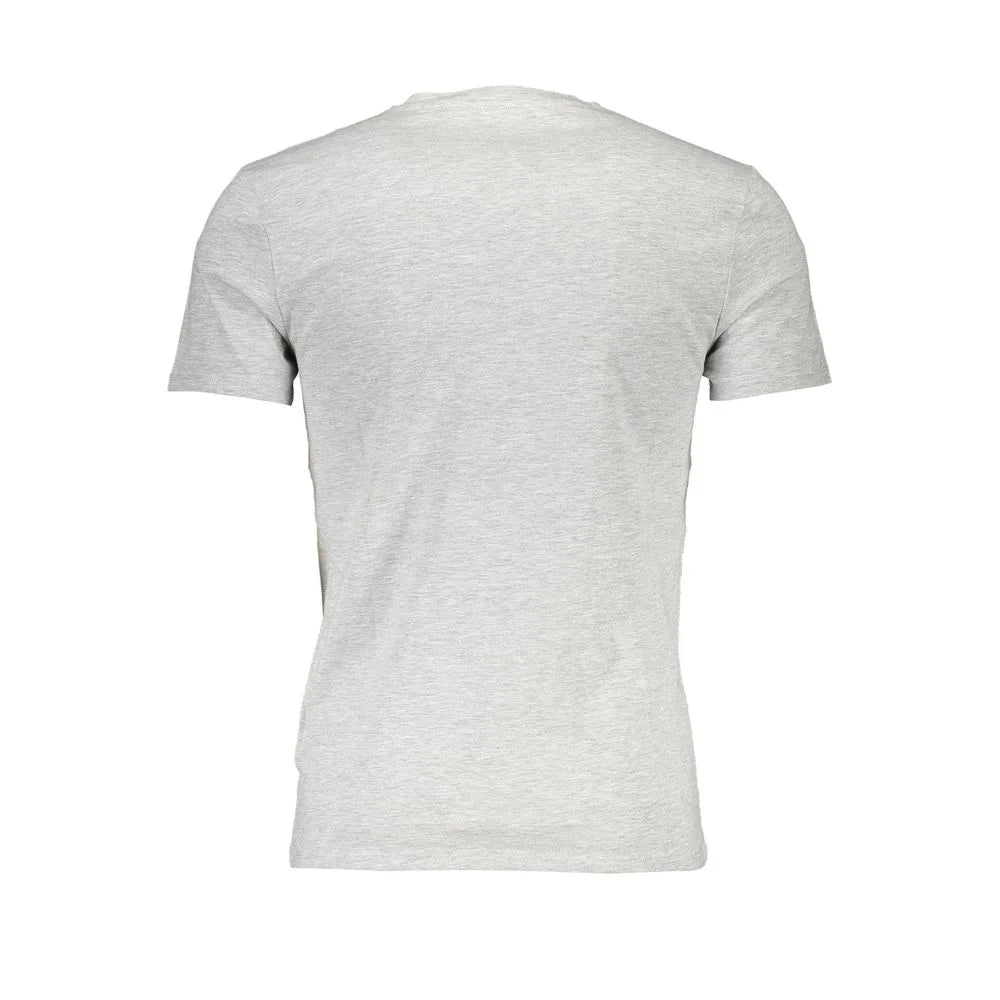 Guess Jeans Gray Cotton Men T-Shirt - T-Shirts