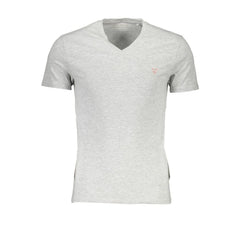Guess Jeans Gray Cotton Men T-Shirt - T-Shirts
