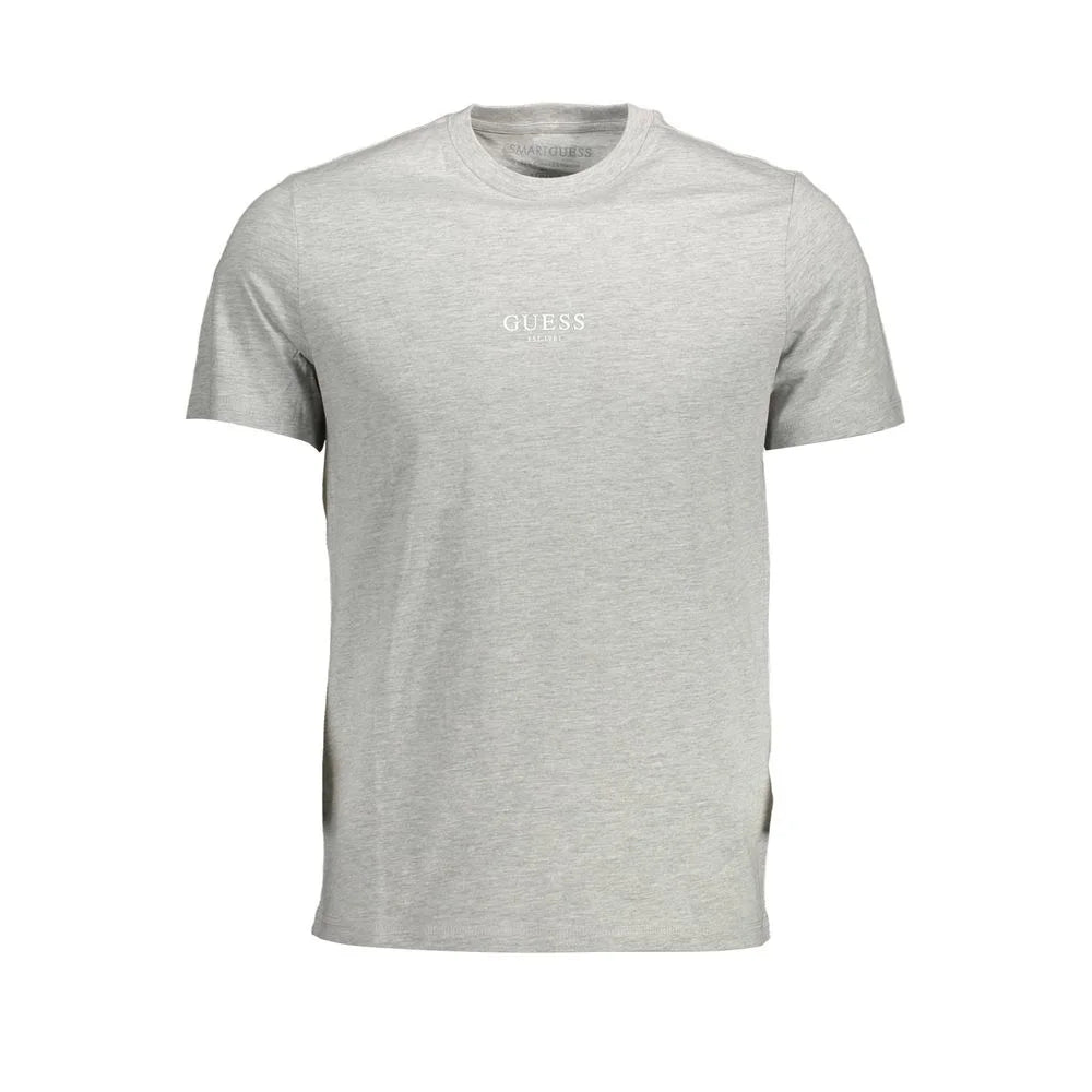Guess Jeans Gray Cotton Men T-Shirt - XXL