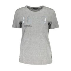Guess Jeans Gray Cotton Women T-Shirt - T-Shirts