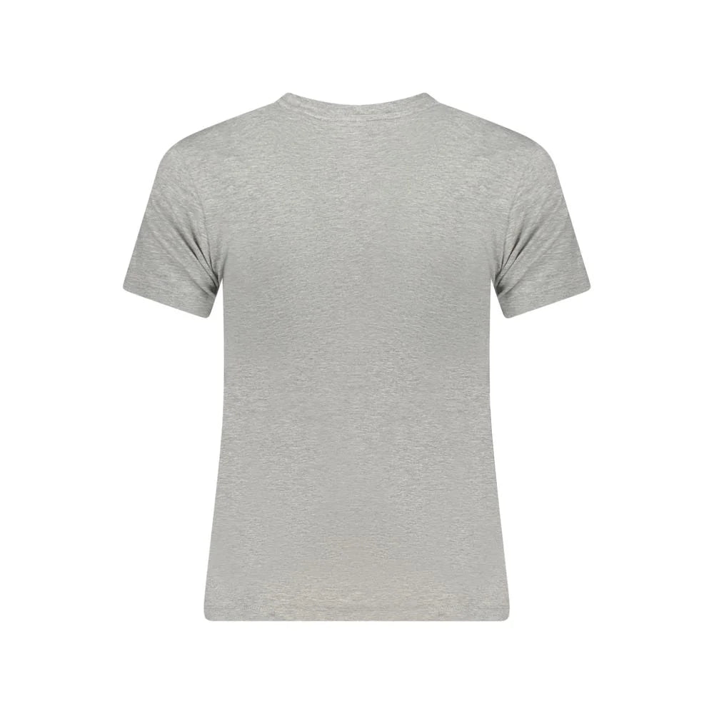 Guess Jeans Gray Cotton Women T-Shirt - T-Shirts