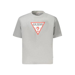 Guess Jeans Gray Cotton Women T-Shirt - T-Shirts