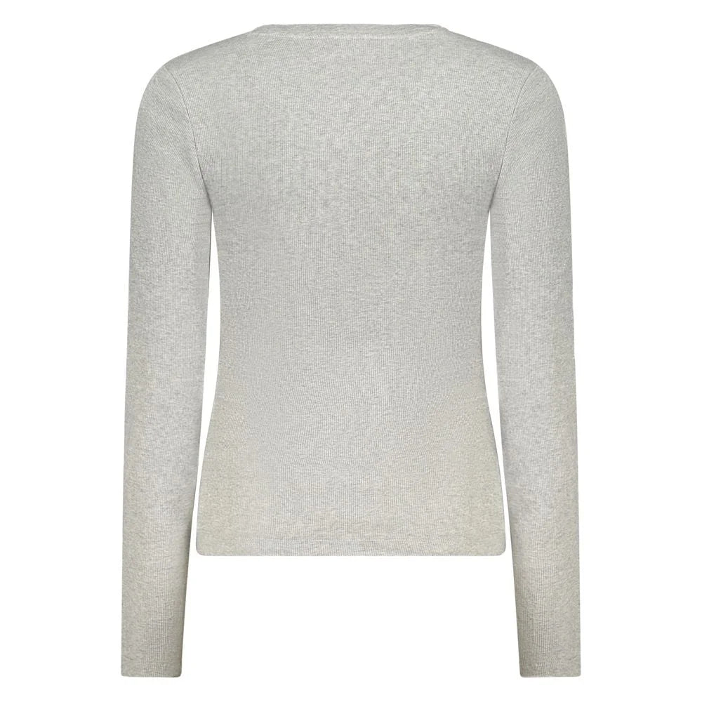 Guess Jeans Gray Cotton Women’s T-Shirt - XL - T-Shirts