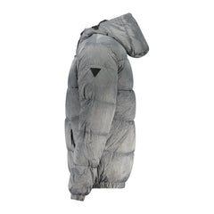 Guess Jeans Gray Polyamide Jacket - M - Puffer Jackets