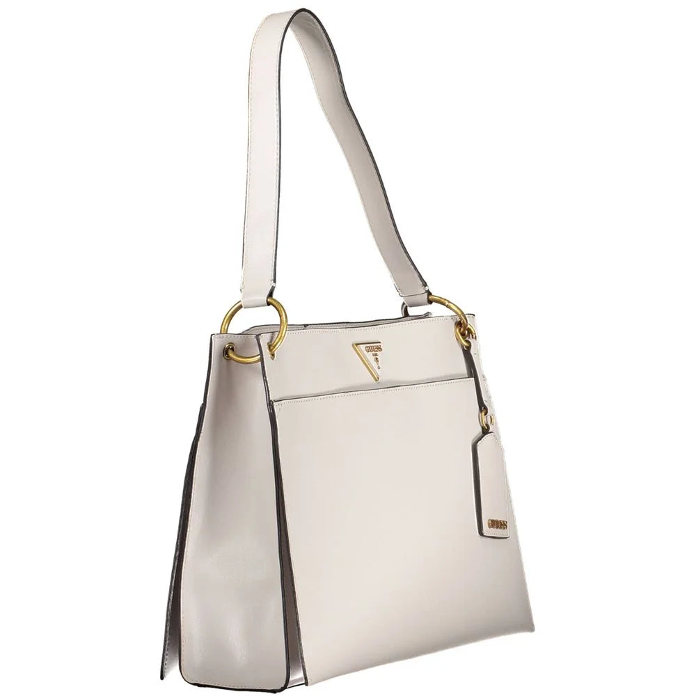 Guess Jeans Gray Polyethylene Women Handbag - Shoulder Bags