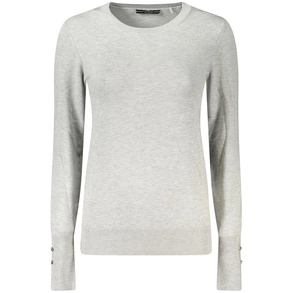 Guess Jeans Gray Viscose Women Sweater