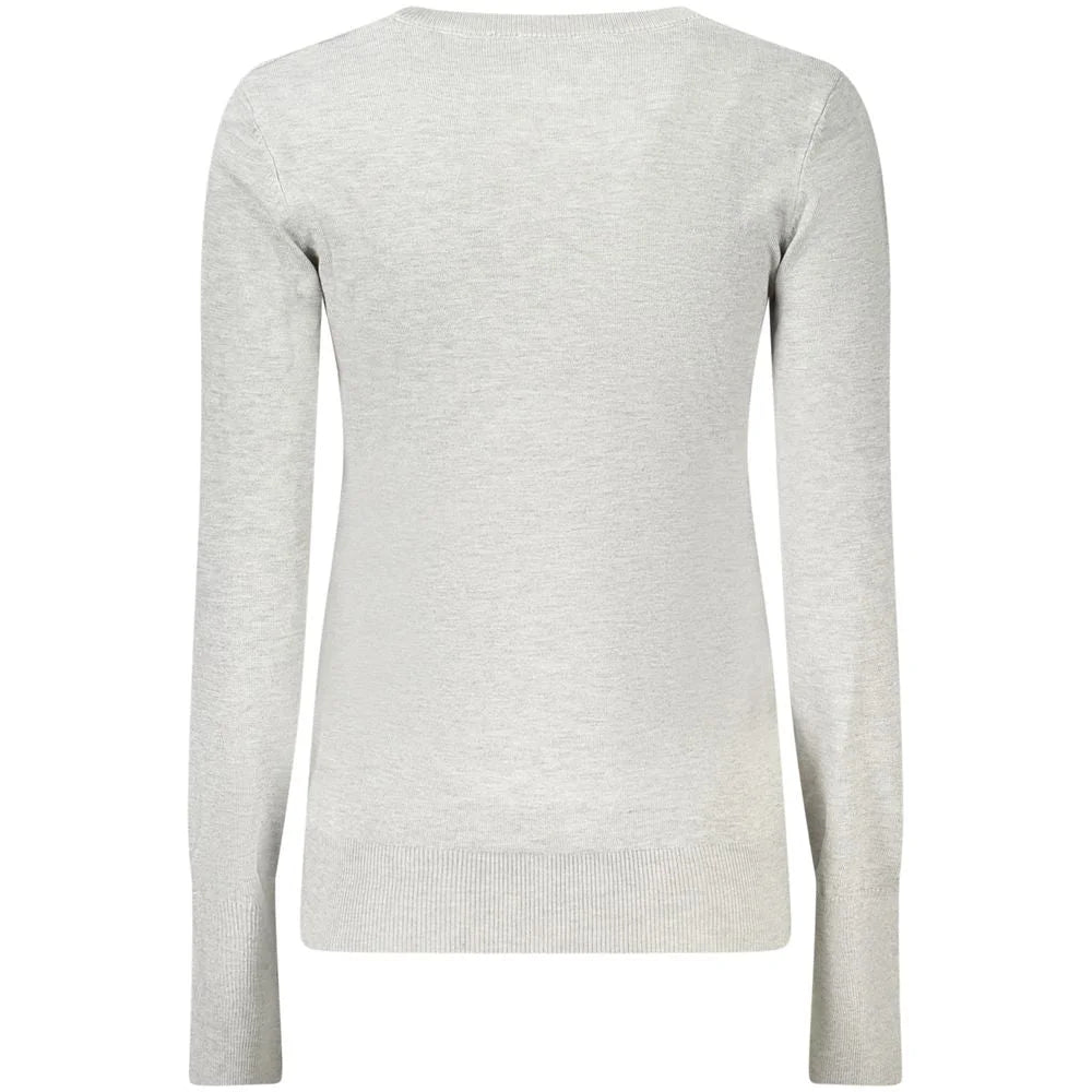 Guess Jeans Gray Viscose Women Sweater