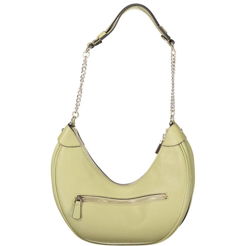 Guess Jeans Green Polyethylene Handbag