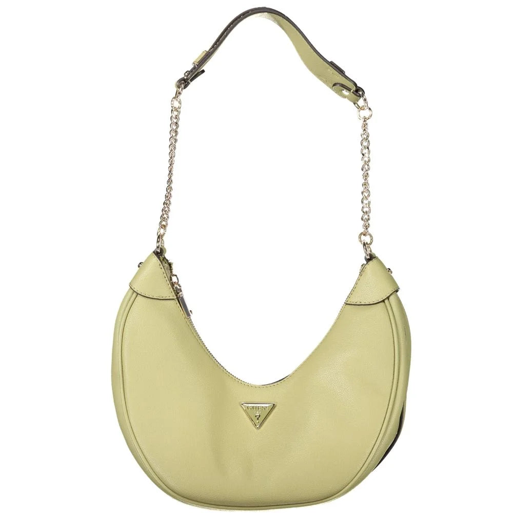 Guess Jeans Green Polyethylene Handbag