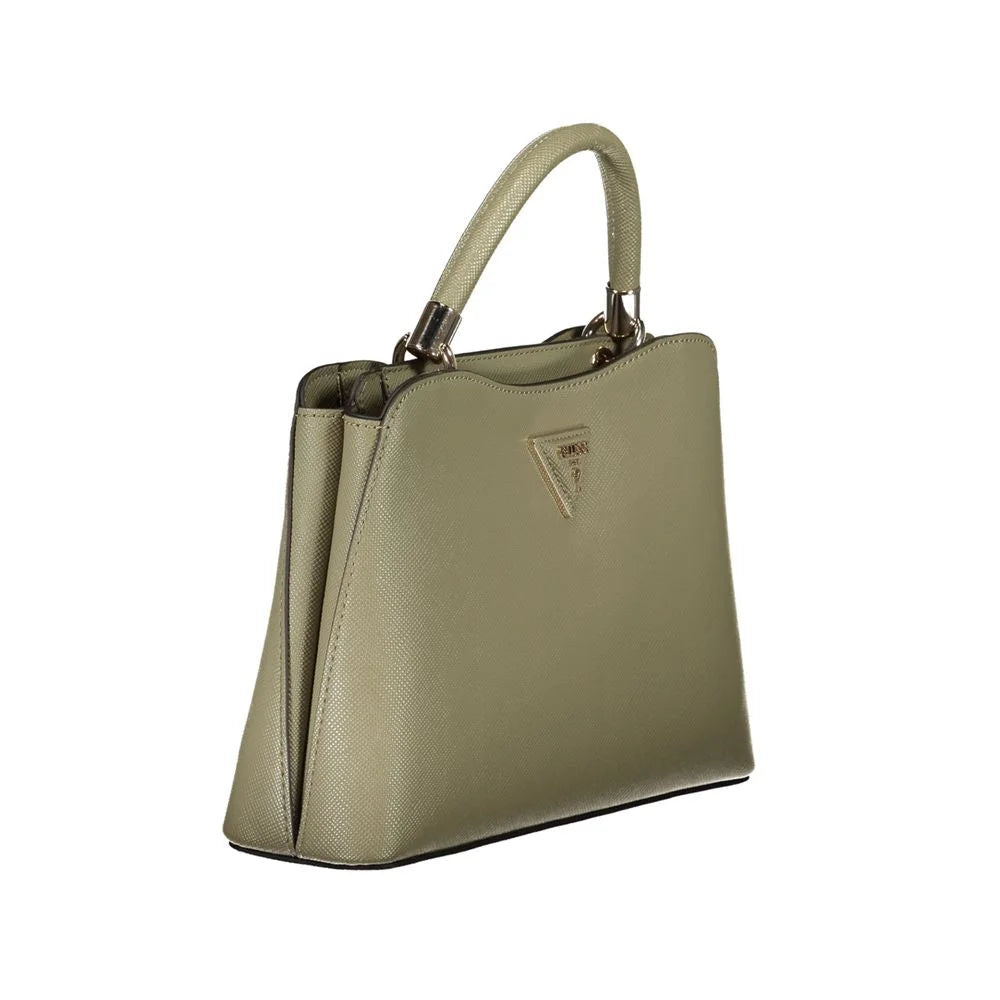 Guess Jeans Green Polyethylene Handbag - Satchel Bags