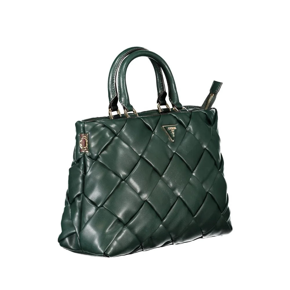 Guess Jeans Green Polyethylene Handbag - Shoulder Bags