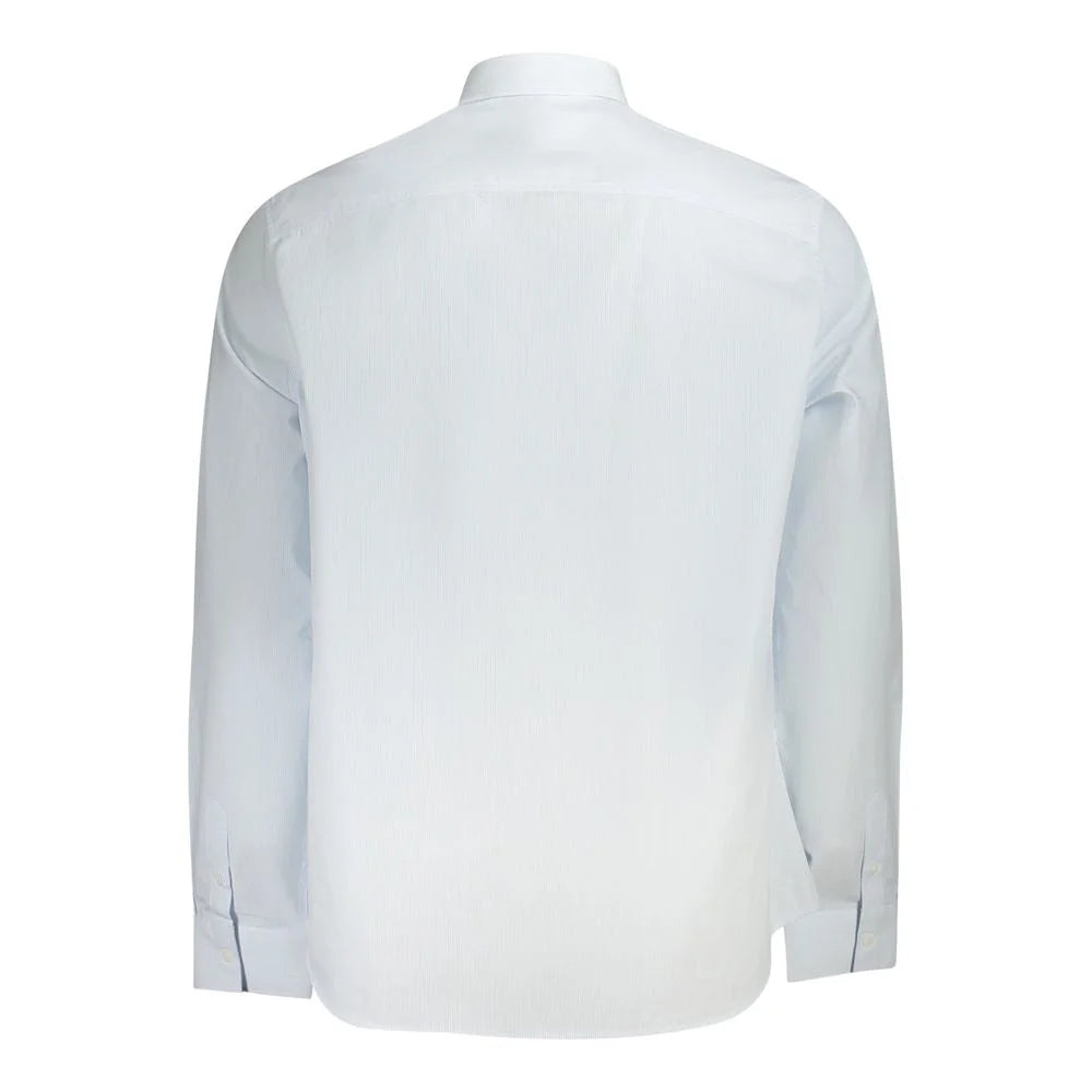 Guess Jeans Light Blue Cotton Men Shirt - L