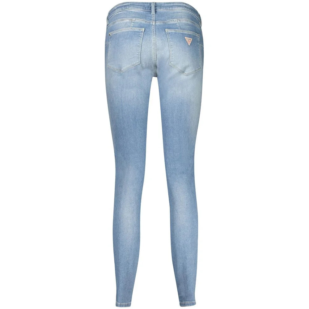 Guess Jeans Light Blue Cotton Jeans & Pant - W29 | L30