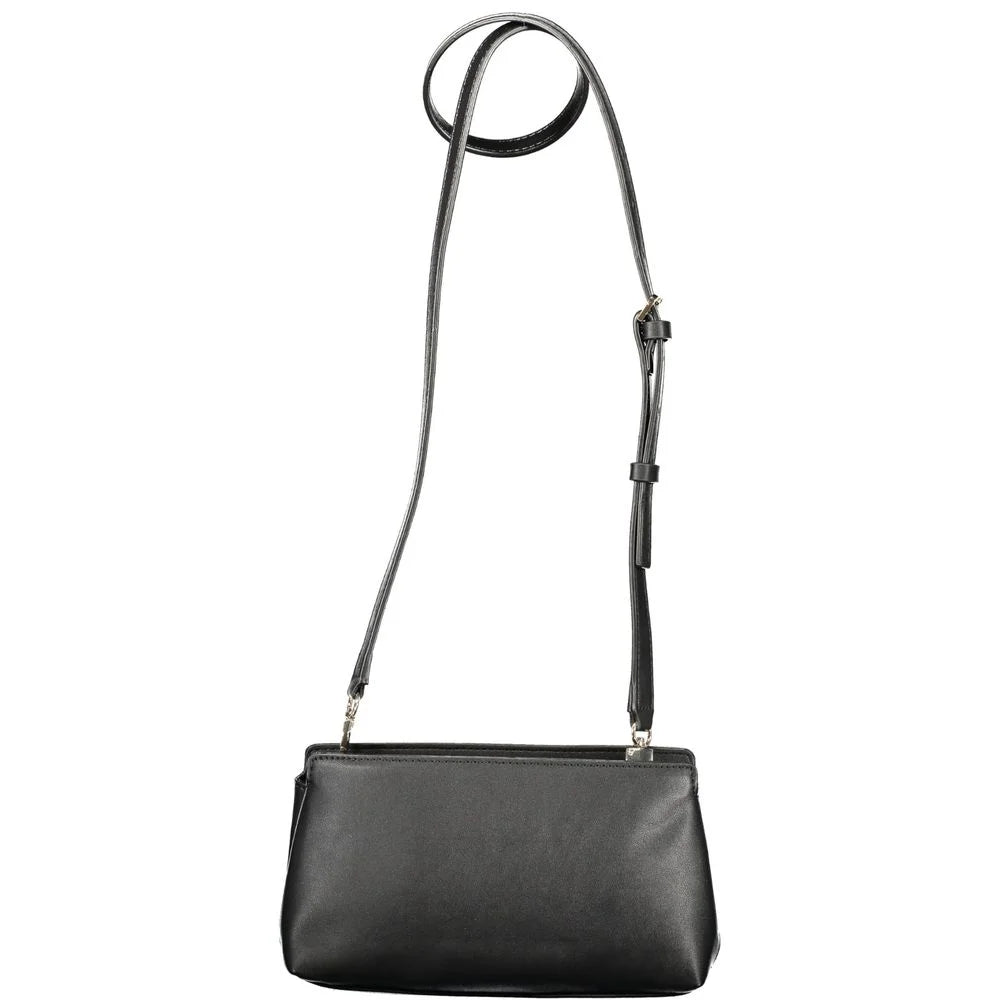 Guess Jeans Nero Poliuretano Female Shoulder Bag