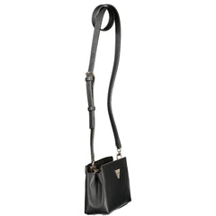 Guess Jeans Nero Poliuretano Female Shoulder Bag