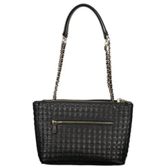 Guess Jeans Nero Poliuretano Women Handbag
