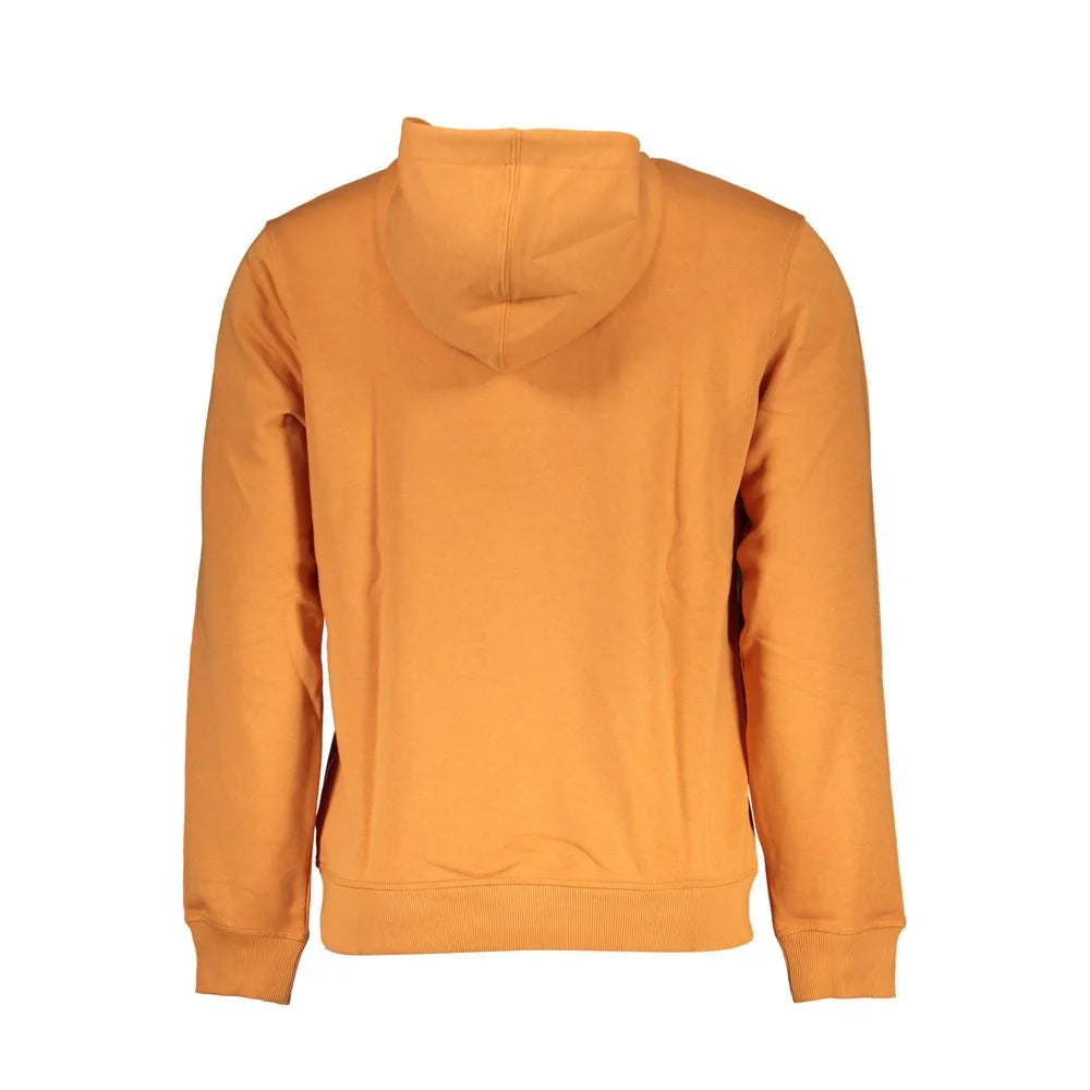 Guess Jeans Orange Cotton Men Sweater - Sweatshirts