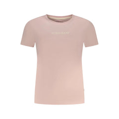 Guess Jeans Pink Cotton T-Shirt - L - T-Shirts