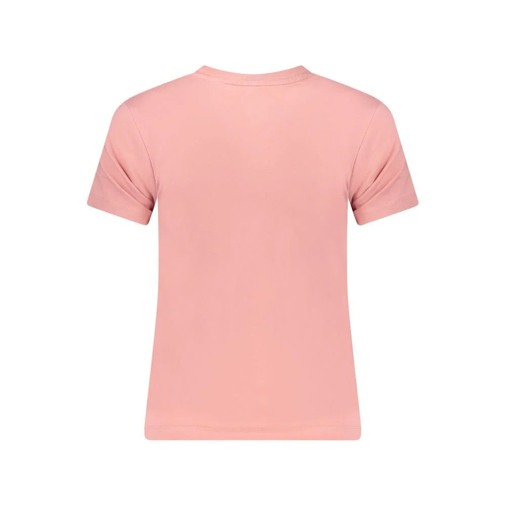 Guess Jeans Pink Cotton Women T-Shirt - T-Shirts