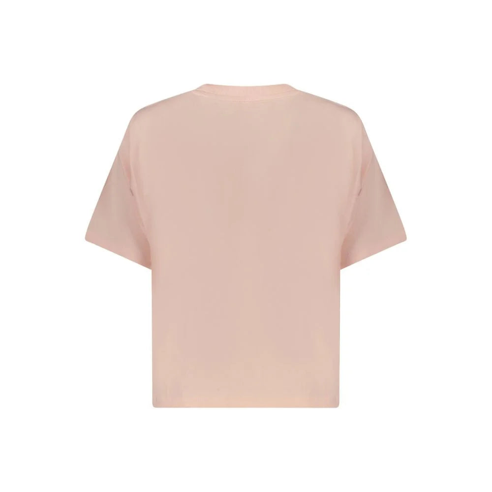 Guess Jeans Pink Cotton Women T-Shirt - T-Shirts