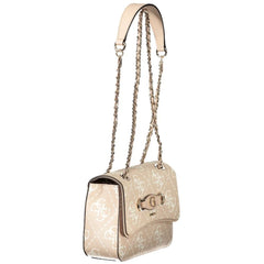 Guess Jeans Pink Polyethylene Handbag - Shoulder Bags
