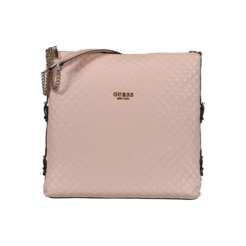 Guess Jeans Pink Polyethylene Women Handbag - Cross Body Bags