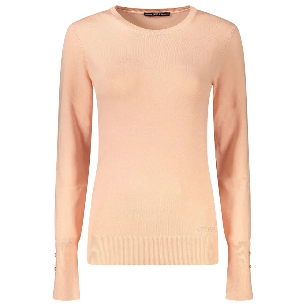 Guess Jeans Pink Viscose Sweater - Sweaters