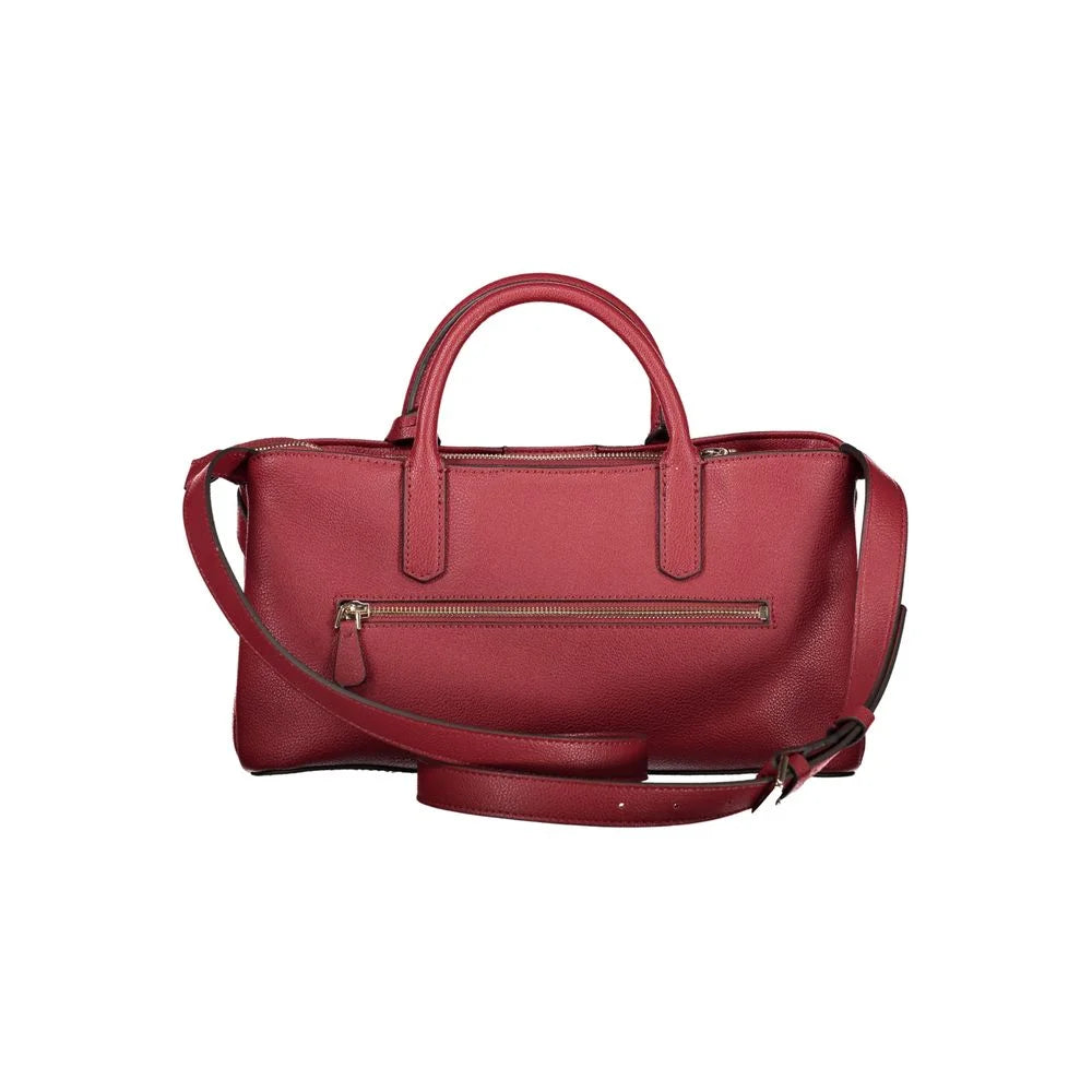 Guess Jeans Red Polyethylene Handbag