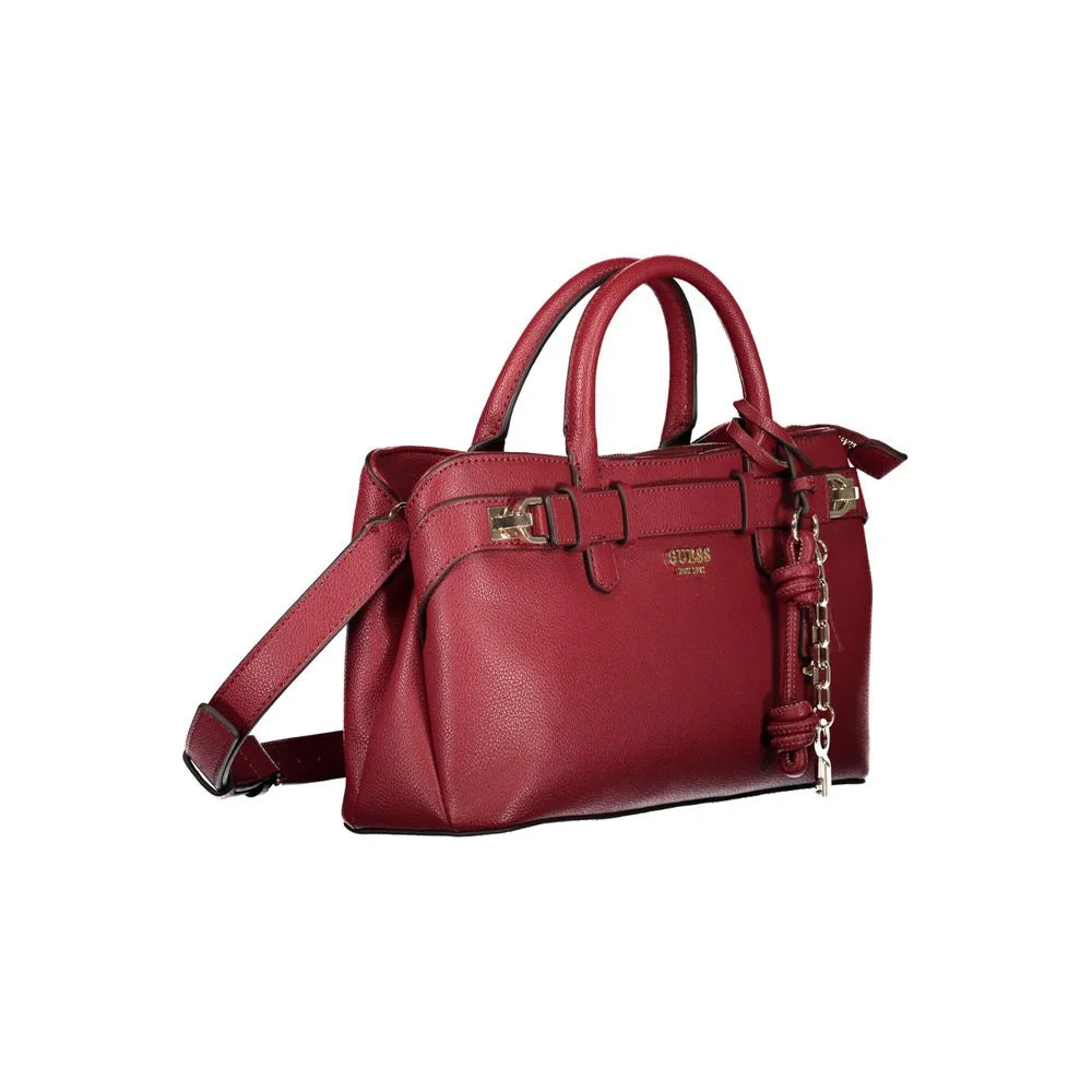 Guess Jeans Red Polyethylene Handbag - Satchel Bags