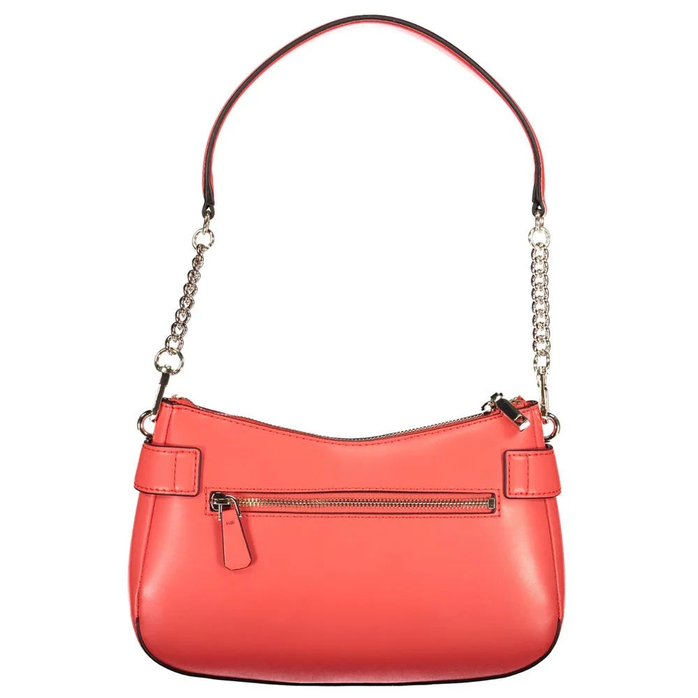 Guess Jeans Red Polyethylene Women Handbag - Shoulder Bags