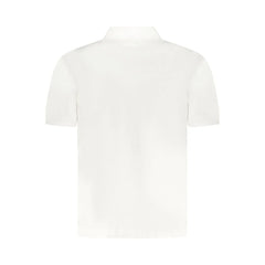 Guess Jeans White Cotton Men Polo Shirt - M