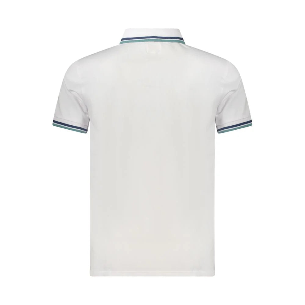 Guess Jeans White Cotton Men Polo Shirt - Polos