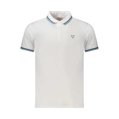 Guess Jeans White Cotton Men Polo Shirt - Polos
