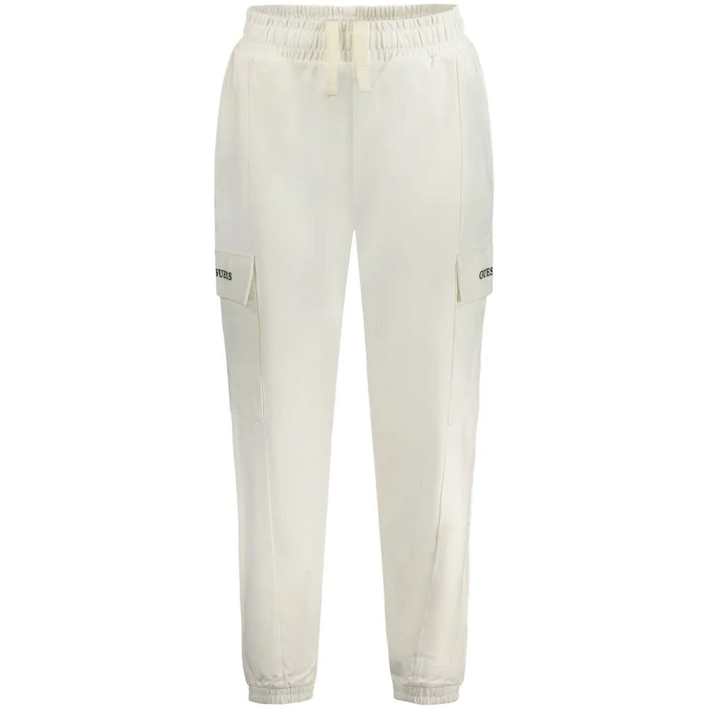 Guess Jeans White Cotton Pant