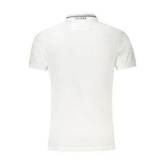 Guess Jeans White Cotton Polo Shirt - XXL