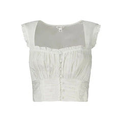 Guess Jeans White Cotton Shirt - XS