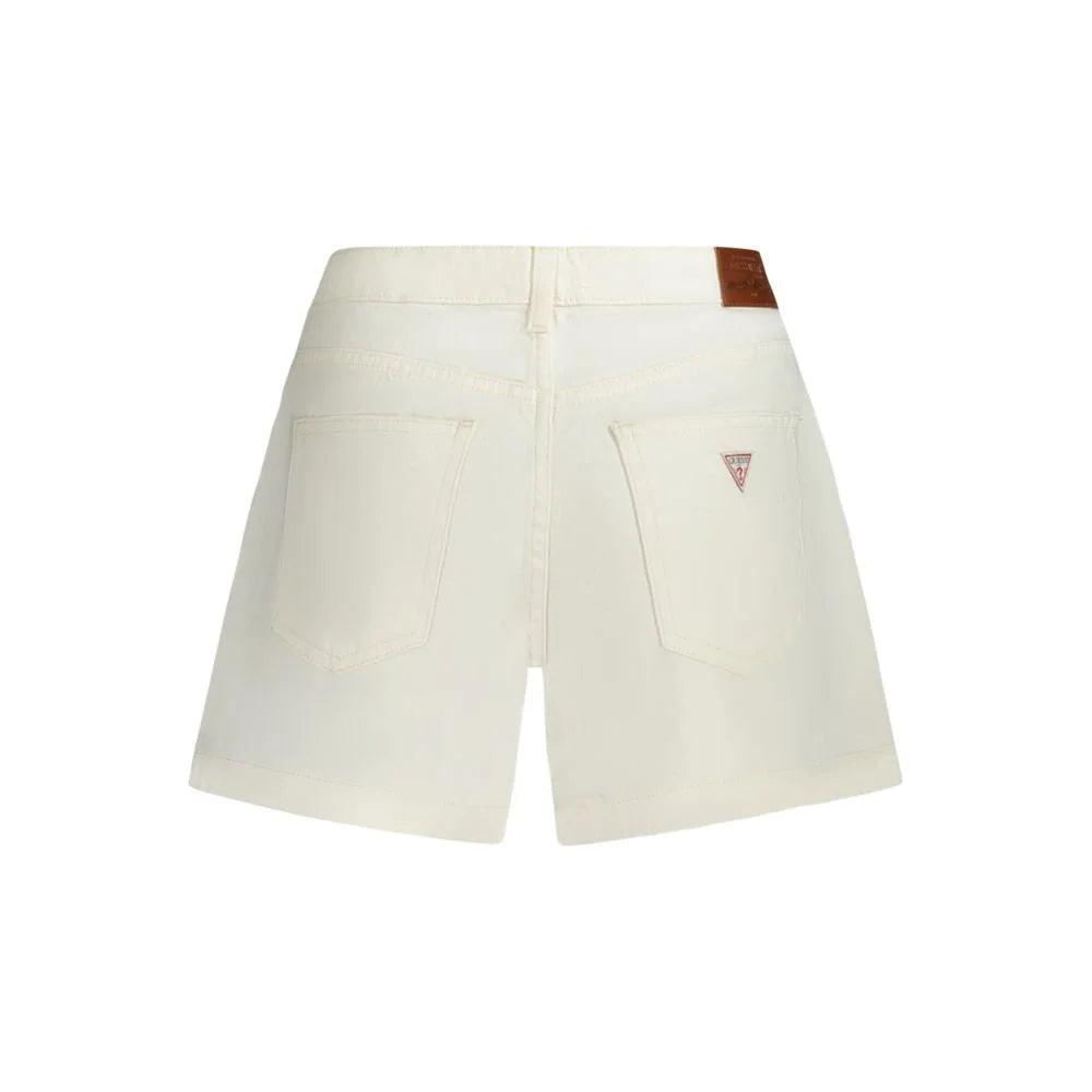 Guess Jeans White Cotton Short - W27