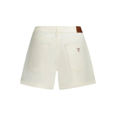 Guess Jeans White Cotton Short - W27