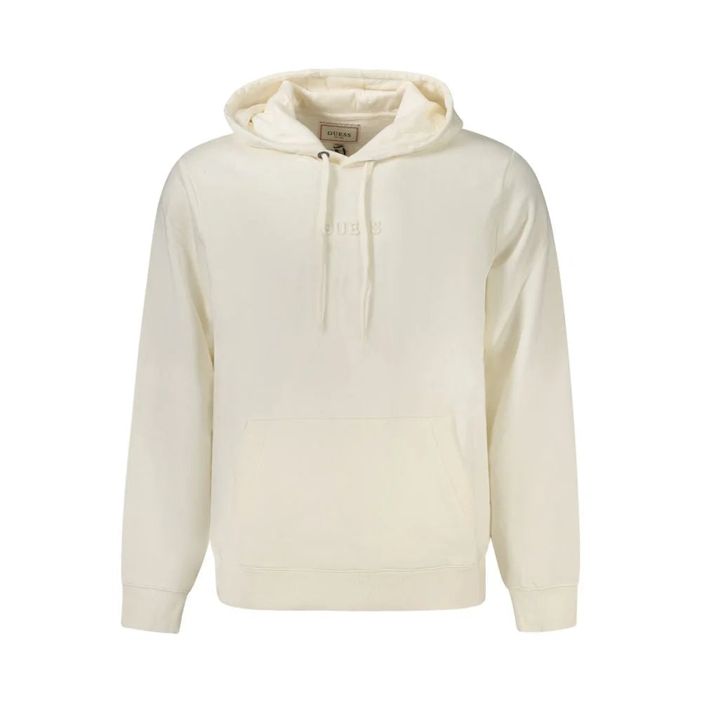 Guess Jeans White Cotton Sweatshirt - Hoodies