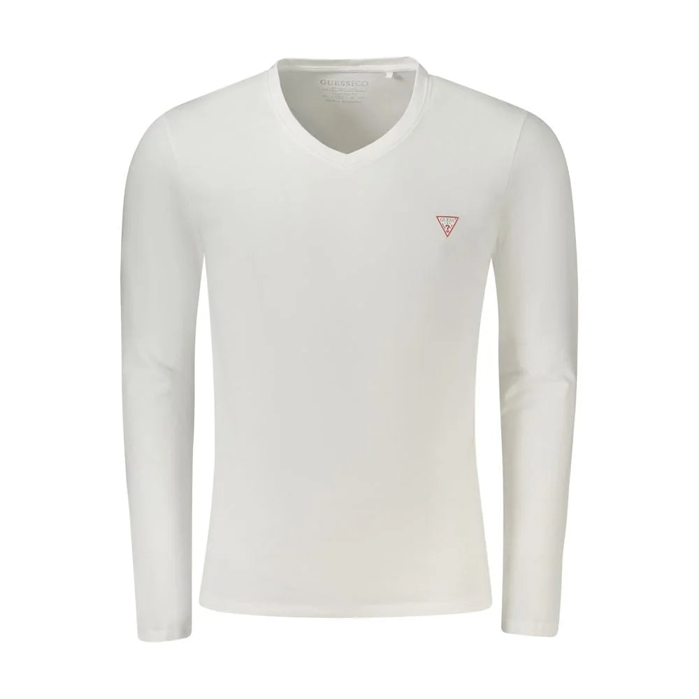 Guess Jeans White Cotton T-Shirt