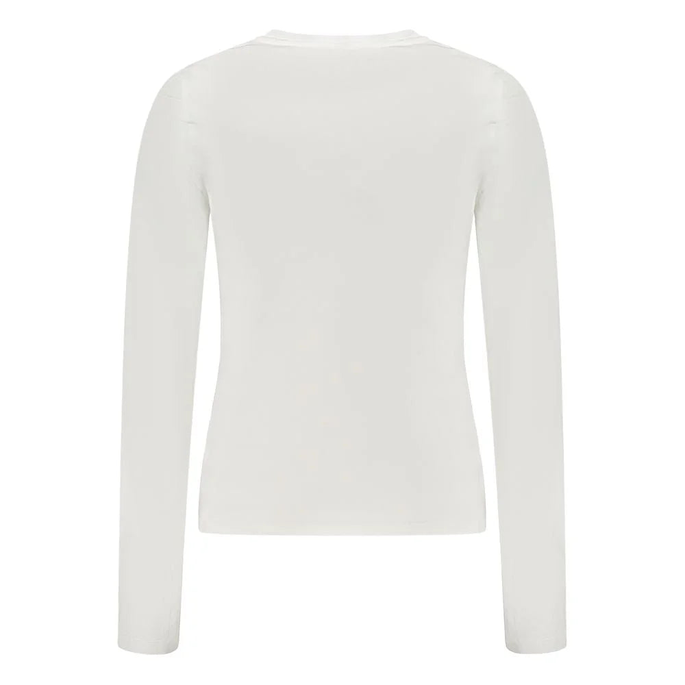 Guess Jeans White Cotton T-Shirt - L