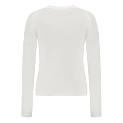 Guess Jeans White Cotton T-Shirt - L