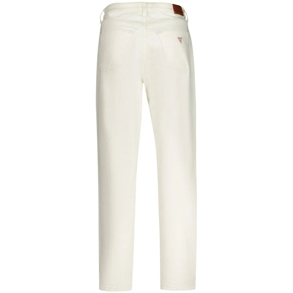 Guess Jeans White Cotton Women Jeans - Jeans