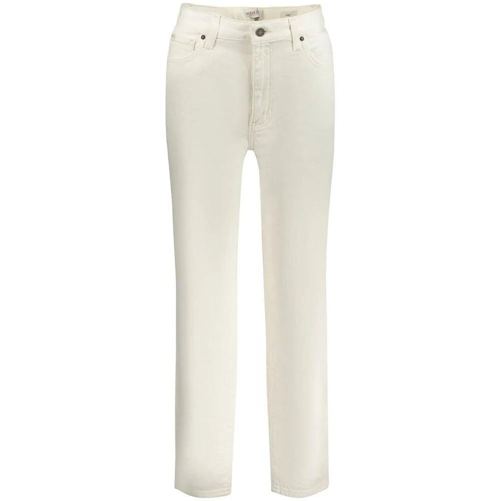 Guess Jeans White Cotton Women Jeans - Jeans